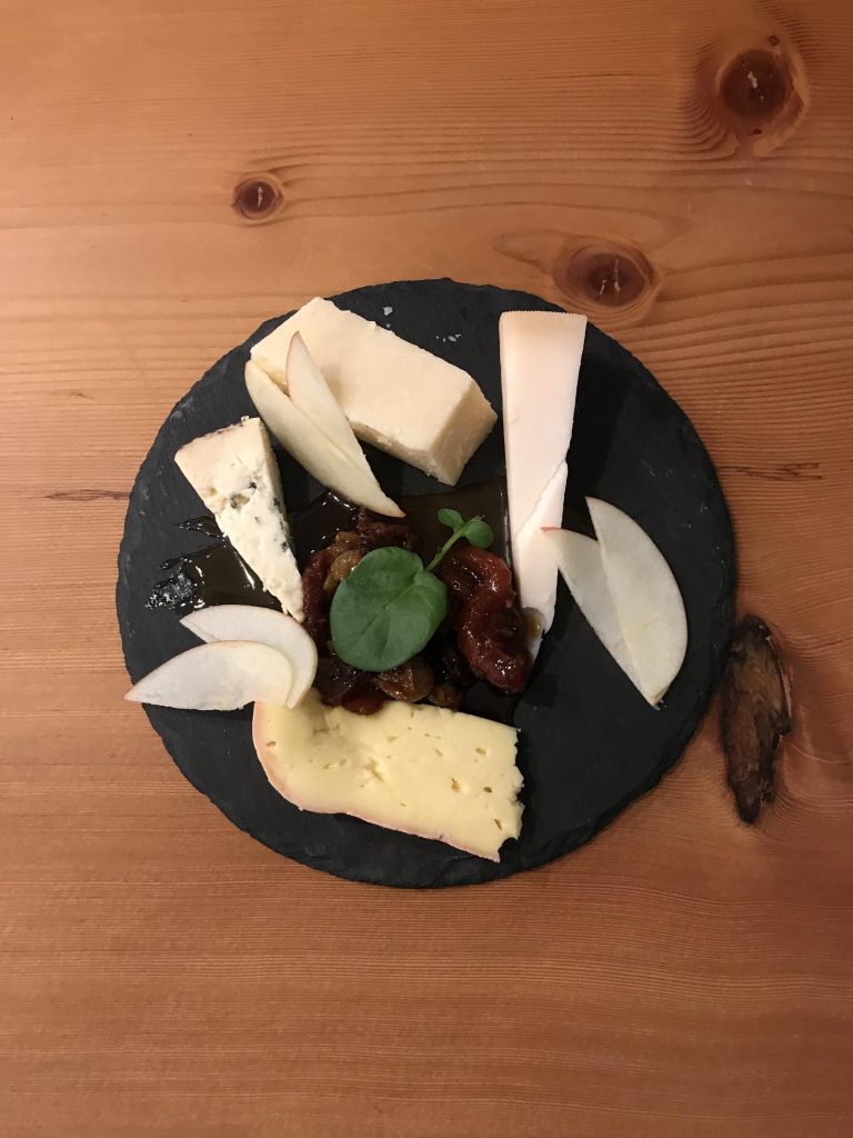 cheese platter from Shambles